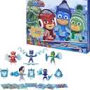 PJ Masks Kids Advent Calendar, 24 Daily Surprise Toys Including PJ Masks Action Figures, Accessories, and Stickers, Countdown Calendar, Ages 3 and Up