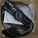 EZ-Chill 16 Oscillating Pedestal Fan, 3-speed Options, 90-Degree Oscillating Head, Adjustable Height and Tilt, Powerful Air Flow, Black, MTFS-16B-BLK