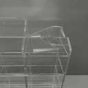 Acrylic Pen Organizer Storage for 200 Markers Vertical Marker Organizer Acrylic Pen Display Holder for Office Desk Desktop Stationery Pencil Storage, Clear, 13 x 4 x 10.2 Inch