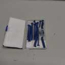 Wensilon 49 PCS) 1/4"" Concrete Screw Anchor Kit Blue Flat Head for Anchoring to Masonry, Block or Brick Stucco