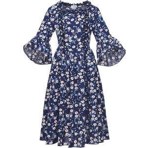 GRACEART Colonial Girls Dress Pioneer Costume Prairie Pilgrim Dress Kids, Size 8