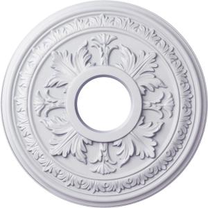 15 3/8"OD x 4 1/4"ID x 1 1/2"P Baltimore Ceiling Medallion (Fits Canopies up to 5 1/2")