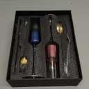 Wedding Cake Knife and Server Set, Mr and Mrs Champagne Flutes& Cake Cutting and Forks Set, Bridal Shower Gifts Wedding Anniversary Engagement Gifts for Bride and Groom