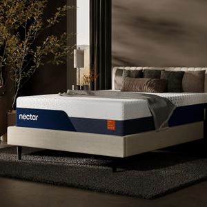 Nectar Ultra 15 King Mattress - Medium Firm - Cooling Fibers & Temperature Regulating Material - 4 Pressure Relief Layer - Zoned Ergonomic Support Layer - 365-Night Mattress Trial