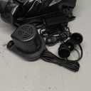 STARBRILLIANT Inflatable Living Room Furniture Chair with Stool for Resting Feet, Indoor Foldable Deck Chaise Lounges with Air Pump, Travel Camping Picnic Beach Chair(Brown)