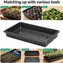 10 Plant Growing Trays,Plant Tray, Seed Tray, Seedling Tray, Propagation Tray, Plant Trays for Seedlings, Planting Trays, Seedling Starter Tray(No Drain Holes)