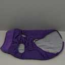 Kuoser Winter Dog Coat - Medium Dog Cold Weather Jacket, Purple (Medium (Chest Girth: 20.9''))