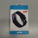 WITHit Designer Band Compatible with Fitbit Charge 3 & Fitbit Charge 4 (1 Pack, Black Woven Silicone)