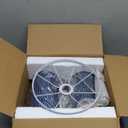 Reaketon 20.5" Modern Ceramic Table Lamps for Bedroom Set of 2, Bedside Lamps for Night Stands with Beige Lampshade, Farmhouse Table Lamp for Living Room Office Dorm, Blue