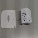 Mifaso 3-Sided Multi Plug Power Strip, Wall Extender with Shelf, Night Light & Surge Protector, USB Wall Charger with 5 AC Wide Space Outlets and 3 USB & 1 C Port, White