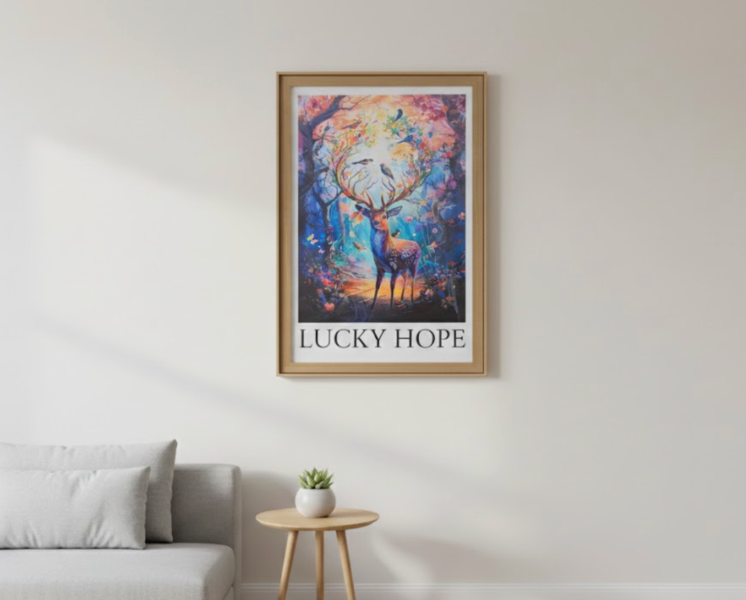 Wall Art, Picture Lucky Hope Pack Of 3