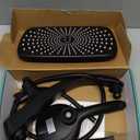 High Pressure Rain Shower Head: Upgrade Shower Heads with Handheld Spray Combo with Fixed Showerhead and 10 Sprays Handheld Shower Head, Detachable Shower head Built-in Magnetic Docking and Power Jets (2.5GPM, Black)