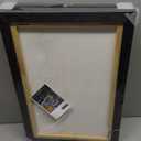 Framed Black and White Abstract Wall Art, 3 Piece Modern Canvas Prints Paintings Art for Walls, Minimalist Black White Abstract Pictures for Living Room Bedroom Dining Room Office Wall Decor 16x24 In