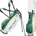 Golf Stand Bag 4-Way Top, Augusta Azaleas Inspired Design, Durable and Functional