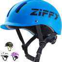 ZIFFY Kids/Toddler Bike Helmet, Adjustable, Lightweight, Safety Certified Scooter Helmet for Boys & Girls with Washable Inner Lining, 2 Sizes, 4 Colors  Fits Toddlers to Youth by Jova (Small, Blue)