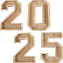 2025 Charcuterie Numbers Fillable, 2025 Fillable Numbers, 11 Inch Wooden Grad Party Centerpieces 2025 for 2025 Graduation Decorations Anniversary Birthday Party Supplies