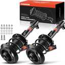 A-Premium Front Pair (2) Complete Strut and Coil Spring Assembly Compatible with Mercedes-Benz W203 Series C230 2002-2005, C240 2001-2005, C280 2006-2007, C320 2001-2005, C350 2006-2007, RWD