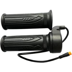 Electric Bike Accessories, WUXING 20X Full Twist Throttle,Ebike Parts for 12V 24V 36V 48V 52V 60V 72V, Right Hand Mount, 3PIN SM/Waterproof Plug