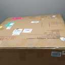 Buruis 30" x 30" Framed Medicine Cabinet with Mirror, Recessed or Wall Mounted Bathroom Cabinet, Adjustable Tempered Glass Shelves, Left/Right Open Reversible, No Assembly Required, Black