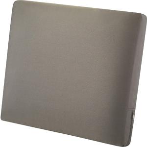 Classic Accessories 62-028-TAUPE-EC Ravenna Back Cushion, 25"W x 22"H x 4"T, Dark Taupe, Outdoor Loveseat Cushions