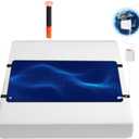 Grounding Mat for Bed,Energy Mat Grounding Pad for Sleeping, Relieve Stress,Improves Sleep,Anti-Static Mat,Anti-Slip Ground Mattress with 15 Feet Cord and Test Pen (Dark Black, Twin 39"x26")