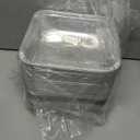 40 Pack 8x8 Aluminum Foil Pans with Clear Plastic Lids - Square Baking Cake Pans Disposable - to Go Food Container, Aluminum Tray, Perfect for 8'' Air Fryer