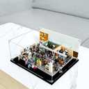 3MM Acrylic Display Case for Lego 21336 The Office Building Set,Dustproof Clear Display Case Compatible with Lego 21336(Not Include The Model)