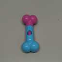 Apasiri Bully Stick Holder for Aggressive Chewers - Tough Dog Toy Prevent Choking and Free Up Your Hands, Bacon Flavored Nylon Chew Toy for Medium & Large Dogs to Keep Them Busy, Gift for Dogs, Pink