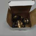 Twinkle Star 2 Pack Garden Hose Splitter 2 Way, Heavy Duty Brass Connector Tap Splitter, Y Connector Brass Garden Hose Adapter with 2 Valves