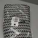 Lahome Boho Kitchen Runner, 2x4.3 Bathroom Runner Rugs Lightweight Entryway Rug Woven Cotton Throw Mat with Tassels, Farmhouse Non-Shedding Washable Black Rug Low Pile Runners for Bedroom Doorway