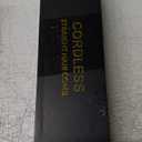 Cordless Hair Straightener, Portable with Safety Lock for Travel, 4500mAh Rechargeable Straightener for All Hair Types, Fast Heating 3 Temperature Settings (Black)