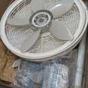 Lasko Oscillating Pedestal Fan - Lasko Fan with Adjustable Height and 3 Cooling Speeds, Portable, 18", White, 1820, 54.5 In. Tall