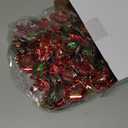 Liliful 30 Pcs Christmas Candy Cane Lollipop Ornaments Set Plastic Holiday Peppermint Candy Home Hanging Ornament Lollipop with Rope for Xmas New Year Party Decor(Red Green)