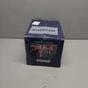 GANIZA Food Processors, Electric Food Chopper with Meat Grinder & Vegetable Chopper - 2 Bowls (8 Cup+8 Cup) with Powerful 450W Copper Motor - Includes 2 Sets of Bi-Level Blades for Fruits/Meat/Nuts (Black)