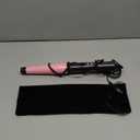 Remington CI9538 Pro 1"-1.5" Pearl Ceramic Conical Curling Wand, Digital Controls + 10 Heat Settings, Black/Pink