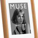 Small Photo Frame 4x6 inch, with Mat to fit Photo 3x5 Inch, Natural Beech Wood Small Picture Frames 6x4 inch for Landscape or Portrait Orientation, Wall-Mount & Tabletop (Beech)