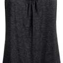 Hibelle Womens Scoop Neck Cute Racerback Yoga Workout Tank Top