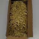 15 Pcs Gold Glitter Artificial Cedar Sprigs Picks Faux Cedar Branches Stems Christmas Tree Picks Sprays 15.4" H for Gold Christmas Tree Wreath Wedding Bouquet Winter Seasonal Holiday Decoration