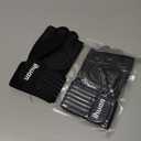 ihuan Ventilated Weight Lifting Gym Workout Gloves with Wrist Wrap Support for Men & Women, Full Palm Protection, for Weightlifting, Training, Fitness, Hanging, Pull ups (Large, Black)