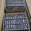 YITAHOME 4 Piece Patio Furniture Set, Wicker Outdoor Bistro Set, All Weather Rattan Patio Conversation Set with Soft Cushions and Glass Side Table for Backyard, Balcony, Deck - Navy Blue