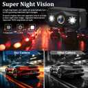 Backup Camera for Truck 7 Inch HD 2K Front Rear View Monitor kit Auto Color Image Night Vision, IP69 Waterproof DIY Grid Lines for Car/RV/Tractor/Semi-Trailers/Pickup H7