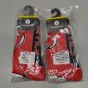 For Bare Feet NHL Unisex Kids Nhl Mvp Crew Sock Youth 2pcs, Adult Size