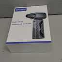 Compressed Air Duster, 130000RPM Electric Air Duster Brushless Motor with Stepless Speed Adjustable, Rechargeable Fast Charging Cordless Mini Air Blower for PC, Keyboard, Car, Home & Outdoor (Grey)