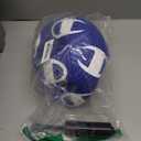 Champion Playmaker Logo Deflated Soccer Ball with Pump, Size 5 Soccer Ball, Durable Panels for Kids, Youth & Adults, Indoor/Outdoor Training Ball with Inflation Hand Pump (Surf the Web/White)