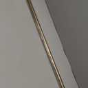 gold curtain rod, 47" to 93 " 