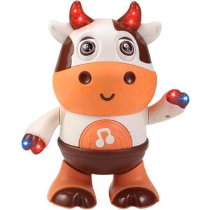 Dancing Cow Toy for Babies - Electric Musical Plush Cow with Fun Songs & Moves, Interactive Baby Toy for Baby, Cute Toddler Gift & Sensory Learning