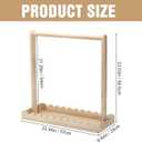 Wooden Baby Clothing Rack for Toddler, Baby Shower Crate Closet, Baby Storage Crate with Hangers, Pets Clothes Rack with Storage Box & Hanging Rod for Dogs Cats, Newborn Gifts Basket (Garden)