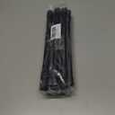 3 x Spring Tension Rod, Goowin Small Tension Rod, 5/8" Diameter No Drilling Expandable Short Tension Rods Spring Rods, Tension Rods for Closet, Cupboard, Hanging Clothes, Black, 3 Pack (10-15.7 inch)