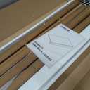 Gashell Wire Shelf Covers, Bamboo Wire Rack Covers for Pantry, Closet (4pcs, 42" W x 12" D)