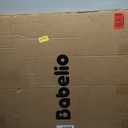 Babelio Extra Wide No Bottom Bar Baby/Dog Gate, 28" H, 29.7-46.5" W, White